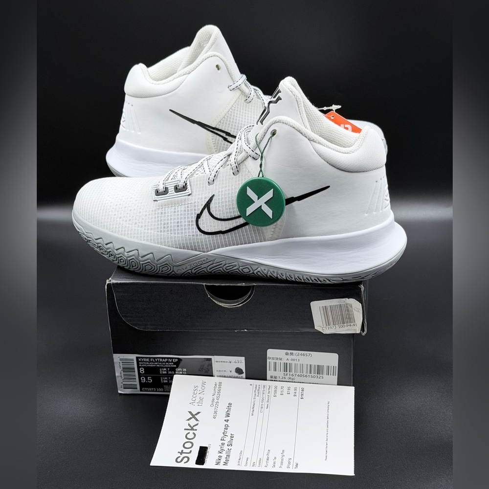 Nike Kyrie Flytrap 4 EP 'White Metallic Silver'
